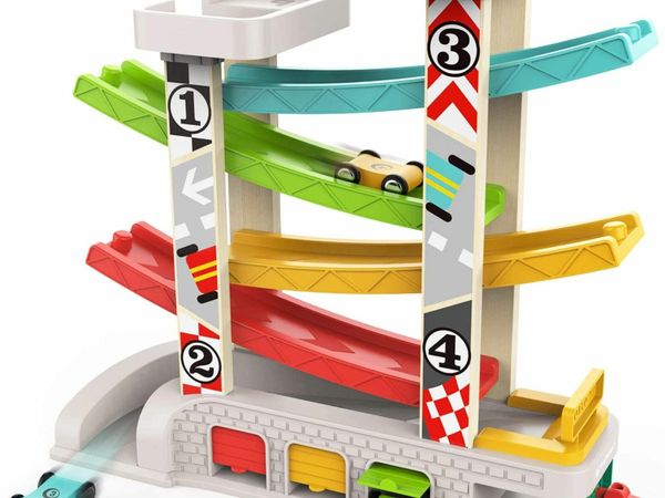 TOP BRIGHT Car Ramp Toy for 2 3 Year Old Boy Gifts Birthday Presents