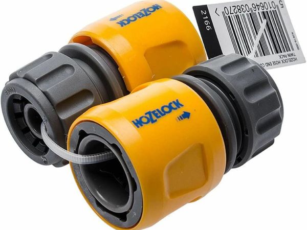 Hozelock 2166 Hose End Connector Twin Pack