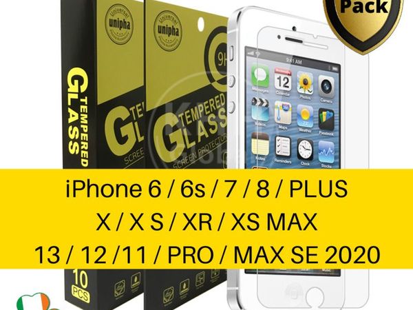 Screen Protector Apple iPhone 13 12 11 6 7 8 PLUS X XS XR 11 Pro Max Tempered Glass SE 2020