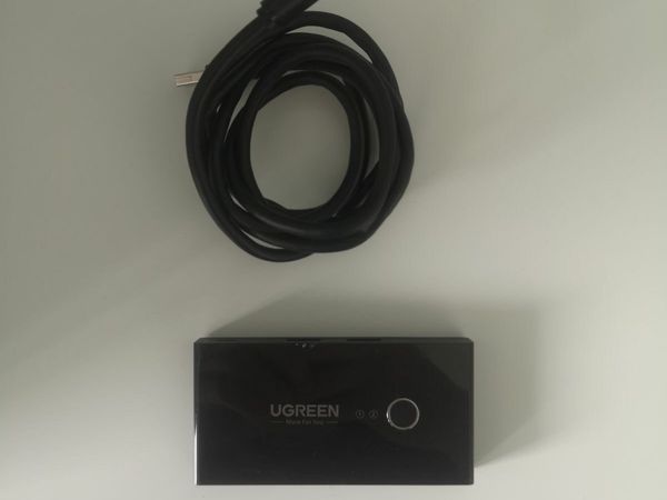 GREEN USB 2.0 Switch, 2 In 4 Output USB 2.0 Sharing Switcher Box