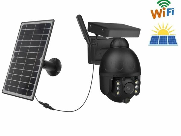 CCTV Solar WiFi Camera Cloud Recording Mobile APP Motion Detection