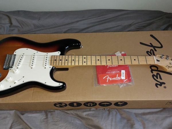 Fender Player Strat MN 3STB Electric Guitar