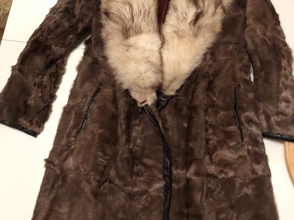 Vintage fur coat.
