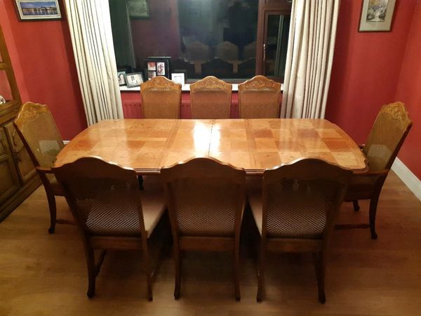 Dining Table and 8 Dining Chairs