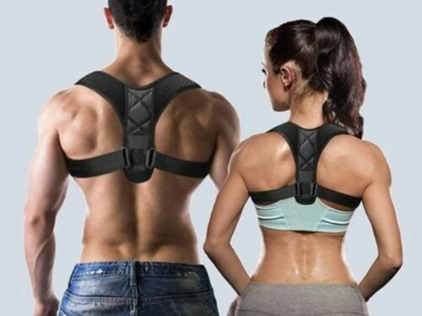 Back Brace Shoulder Support Belt Unisex Adjustable Therapy Posture Corrector