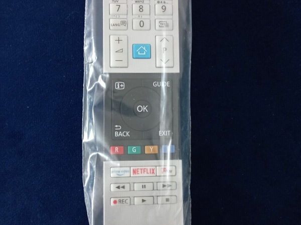 TOSHIBA TV REMOTE CONTROL CT-8541 REPLACEMENT NETFLIX + PRIME BUTTONS SMART TV