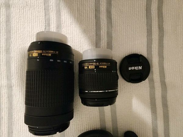 Nikon D5600 with AF-P 18-55 mm & 70-300 mm Lenses