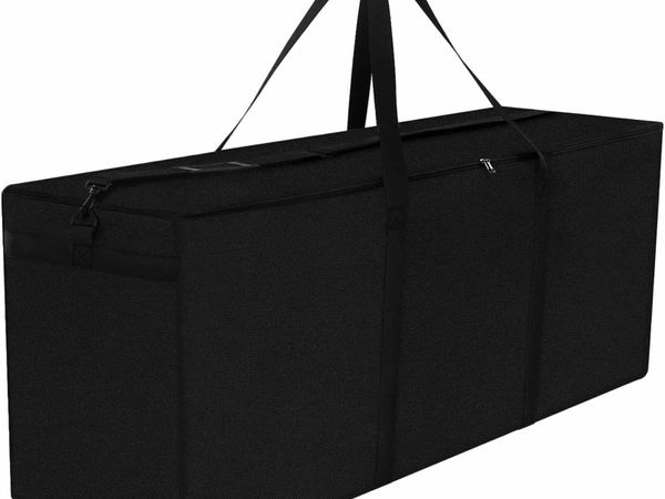 Dokon Garden Furniture Cushion Storage Bag with Handle (125x40x55cm) - Black