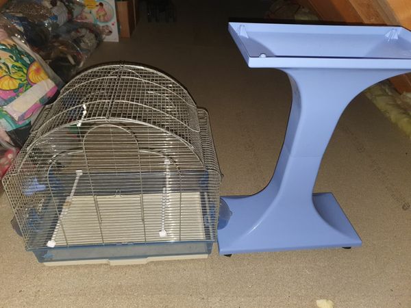 bird cage with stand