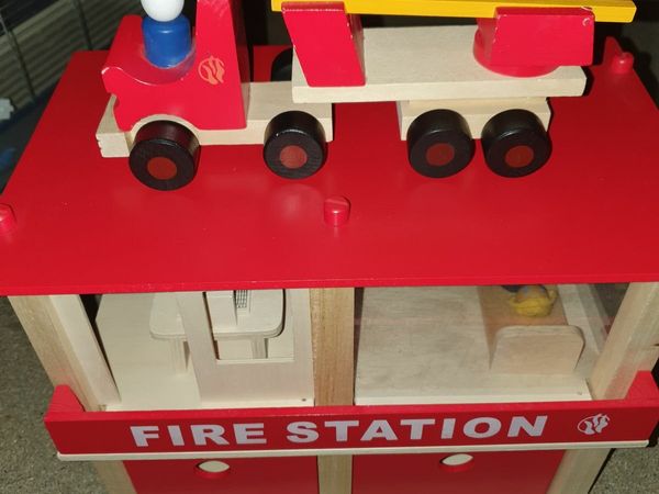 wooden fire station