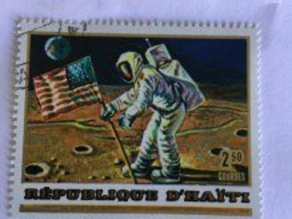 First Man on the Moon stamp