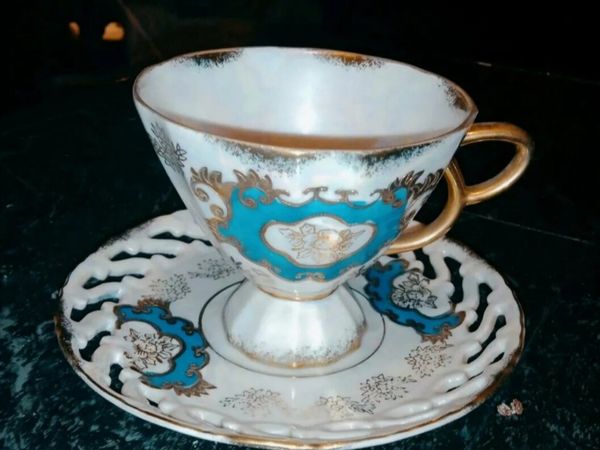 Antique Japanese Cup and Saucer