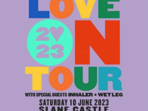 Harry Styles Love on Tour Slane Castle 2 tickets