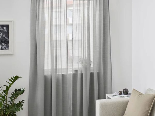 HILJA Curtains Grey