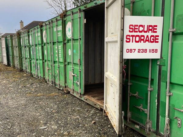 Secure storage to rent .