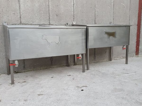 Stainless Steel foot baths and dairy tanks