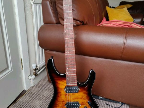 Ibanez S621QM Electric Guitar In Dragon Eye Burst
