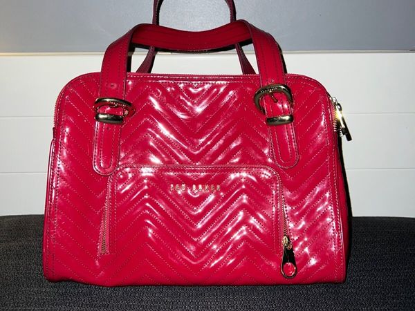 TED BAKER Top Handle Handbag in Pink.
