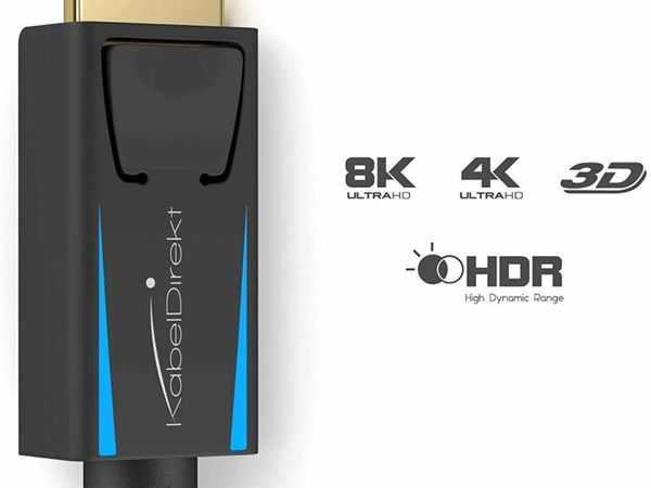 KabelDirekt 8K DisplayPort cable version 1.4 5M