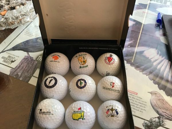 Golf Balls - Collection of - from Opens in US