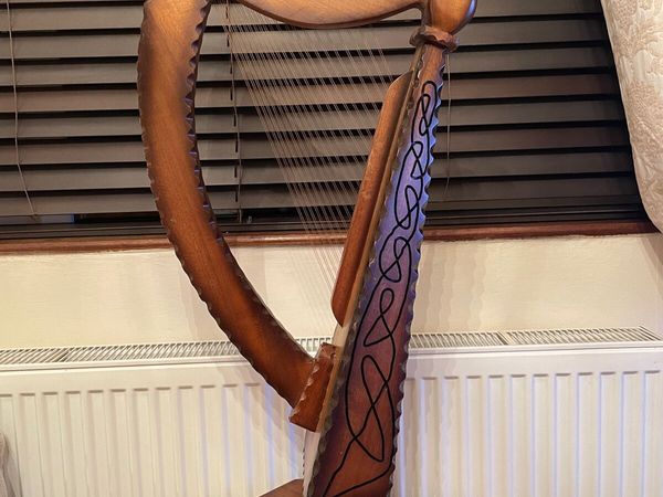 Ornamental Celtic Harp