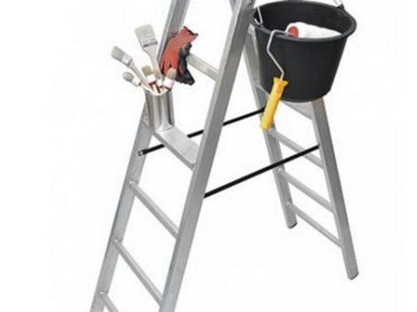 Aluminum ladder for painting