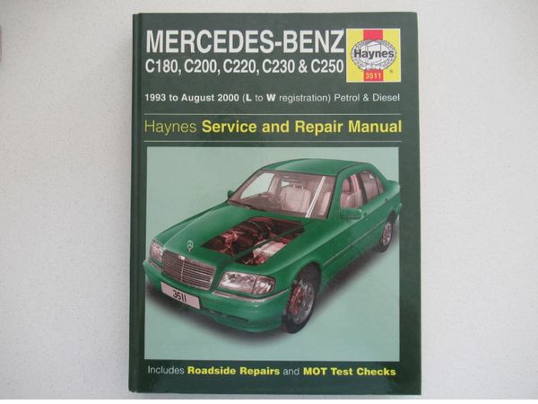 Haynes Manual, Mercedes C Series 1993 to 2000