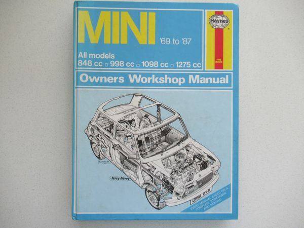 Haynes Manual, Mini 69 to 87