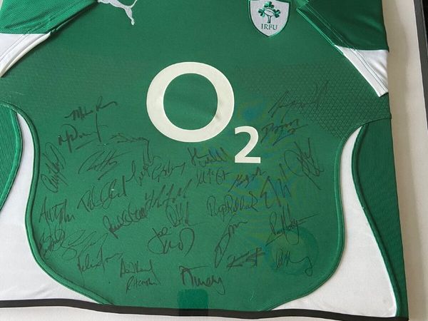 2014 Irish six nations champions signed jersey