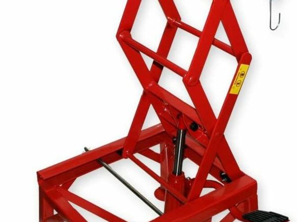 300lb 135kg Hydraulic Motorcycle Workbench Lift Bike ATV Stand Jack Table Bench