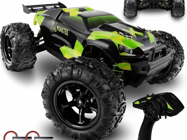 Monster Remote Control Car, RC Car, 4 Wheel Drive, Range of 100 Metres, Speed 45 km/h, Reinforced Construction, Precise Control