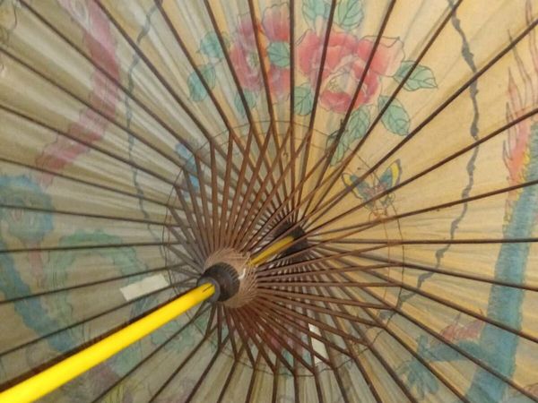 Vintage Chinese large decorative umbrella