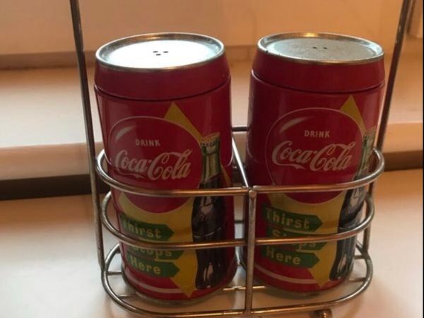 Rare Coca Cola Salt & Pepper shakers