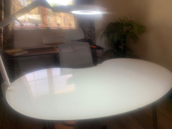 Office desk, chair and lamp for sale in Mayo for €190 on DoneDeal