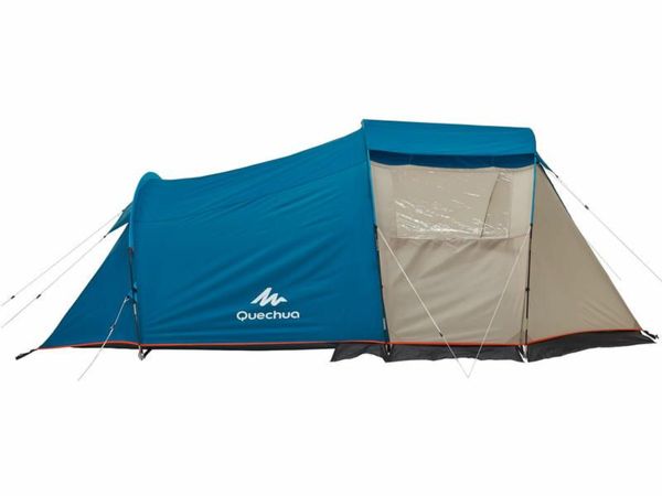 Camping tent with poles - arpenaz 4 - 4 person - 1