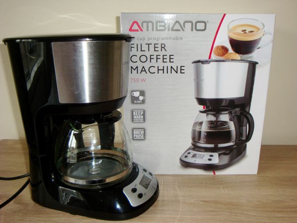 Filter coffee maker 750W 10 cup programmable