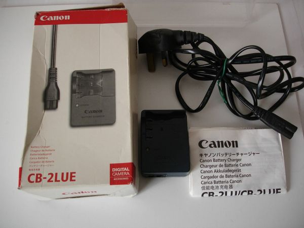 Original Canon CB-2LUE Battery Charger for Canon IXY Digital & PowerShot NB-3L