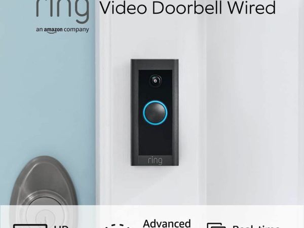 Ring Video Doorbell Wired by Amazon | Advance Motion Detection
