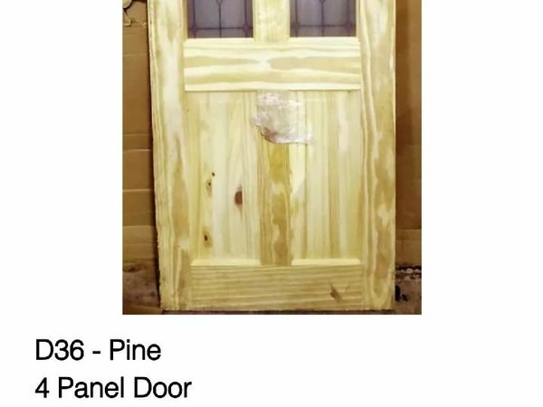 Pine & Red Deal Glass Doors