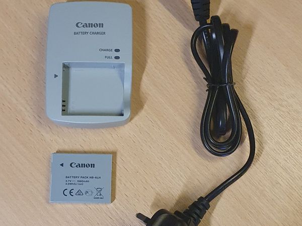 Free Canon camera battery and charger