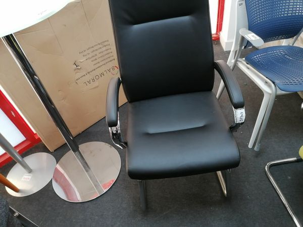 One cantilever leather office chair new