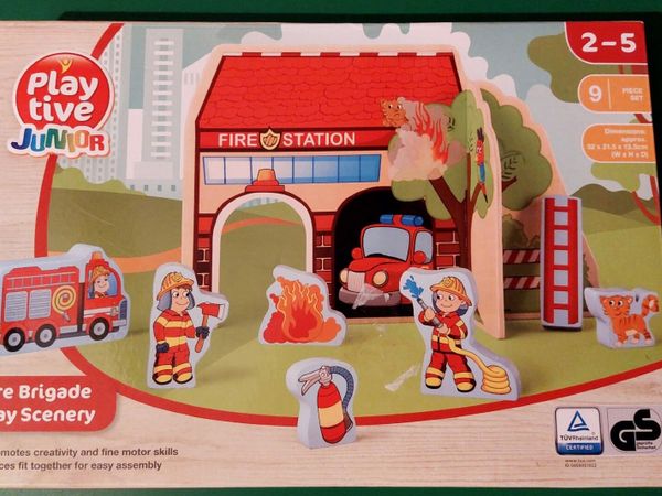Playtive Junior Fire Brigade Play Scenery Set