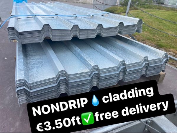 Nondrip €3.50ft✅cladding roof sheeting box profile