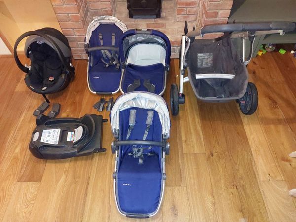 Uppababy Vista Travel System double buggy