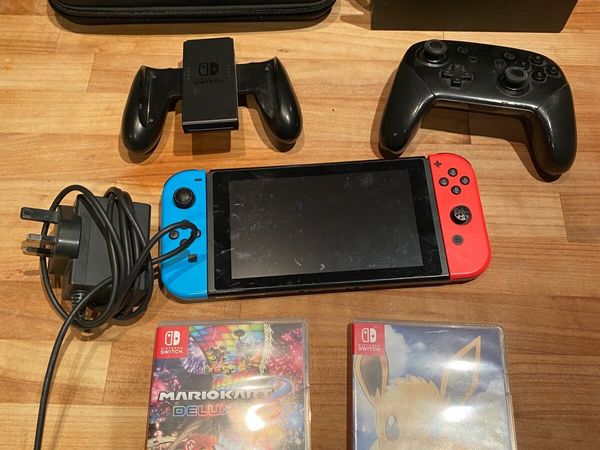 Nintendo switch plus accessories and games