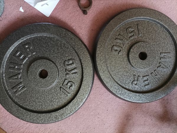 Dumbbells weights plates 30 kgs