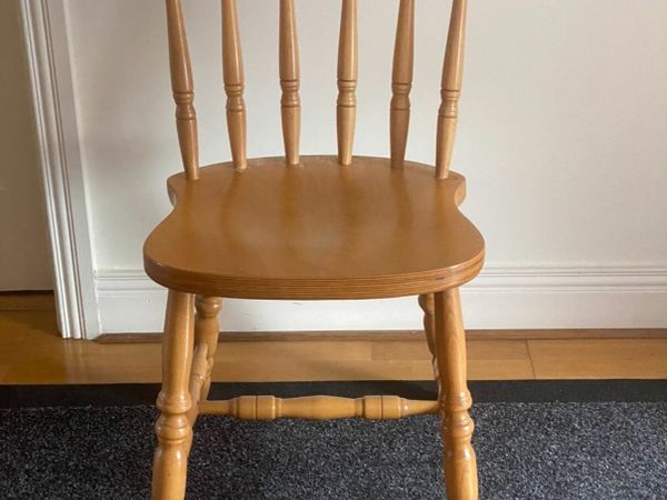 Pine kitchen chair for sale x4