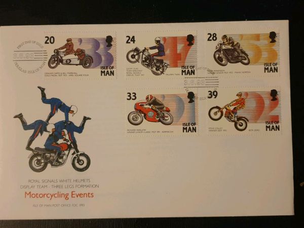 "Motorcycles - Riders & Their Bikes" FDC