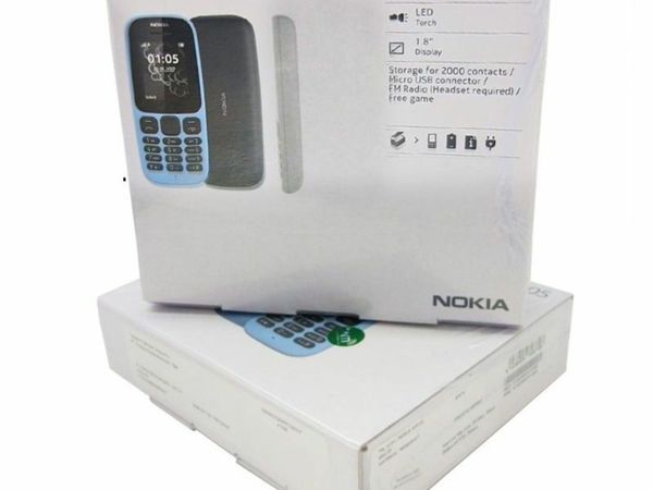 New Nokia 105 Single Sim Unlocked Phone 4th Edition Black FREE Postage