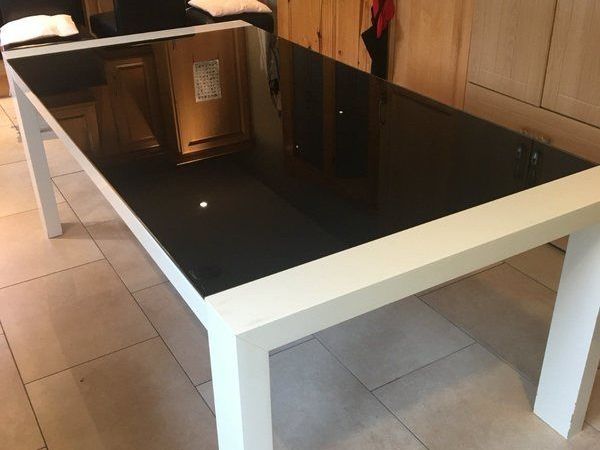 Dining Table Calligaris Tempered Glass italian